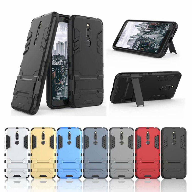 

PC + TPU чехол Metal armor для Meizu M6T (7 цветов), Разные цвета