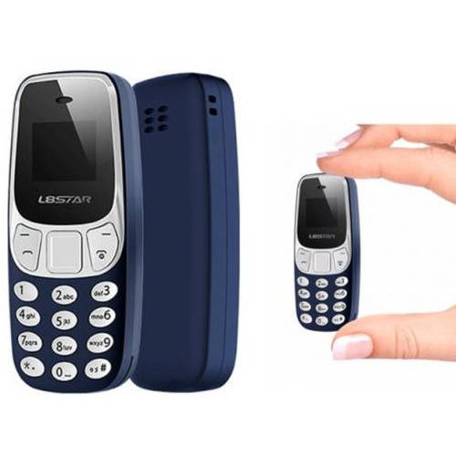 

Мини мобильный маленький телефон L8 Star BM10 (2Sim) типа Nokia, Темно-синий