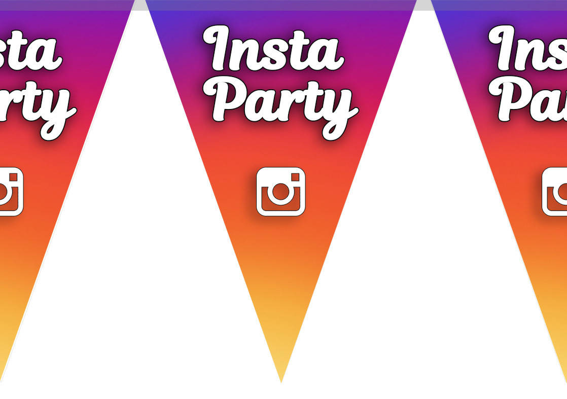 

Гирлянды бумажные "InstaParty" инста пати