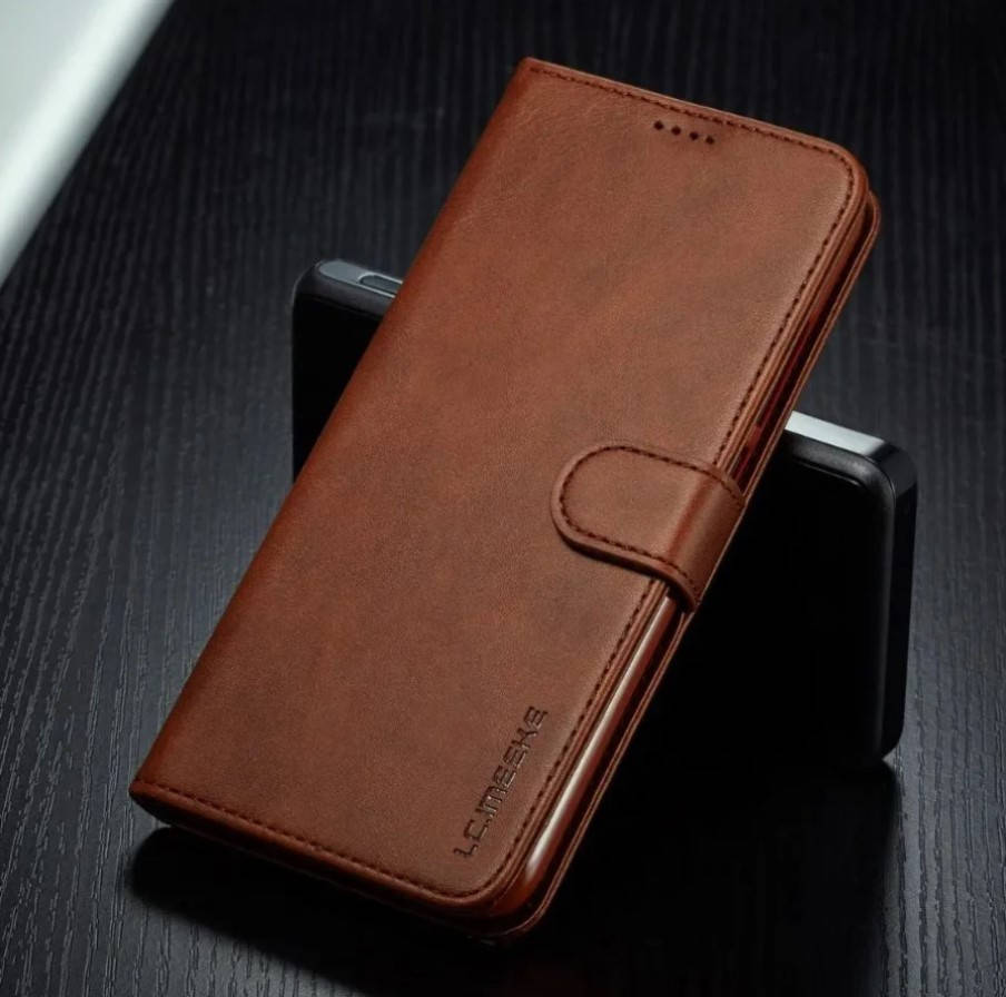 

Кожаный чехол книжка IMEEKE для Samsung Galaxy A12 2020 A125 с визитницей (Разные цвета)