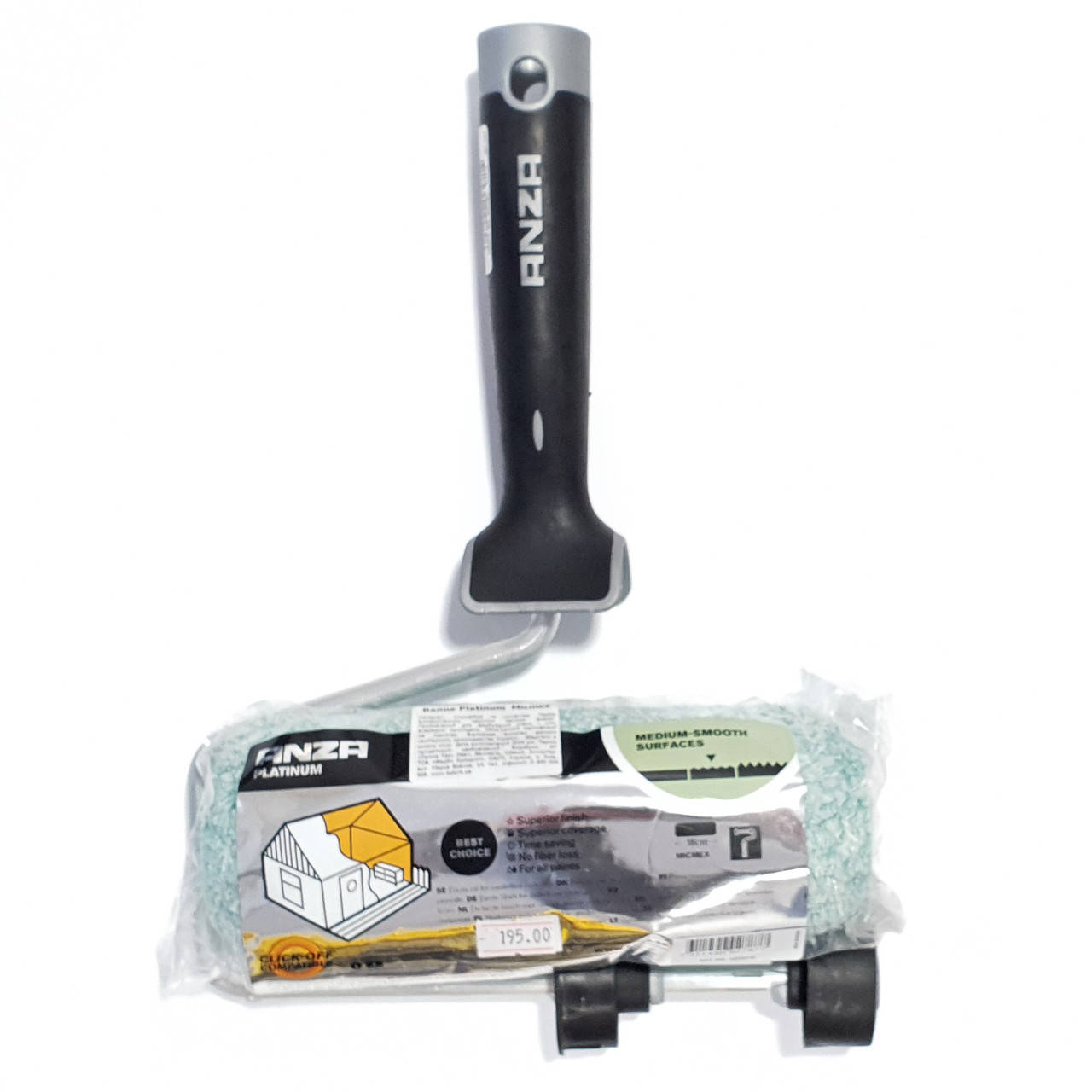 

Набор Валик Anza Platinum Micmex Maxi 18 см + Ручка АNZА для валика Platinum Maxi алюминиевая 18 см