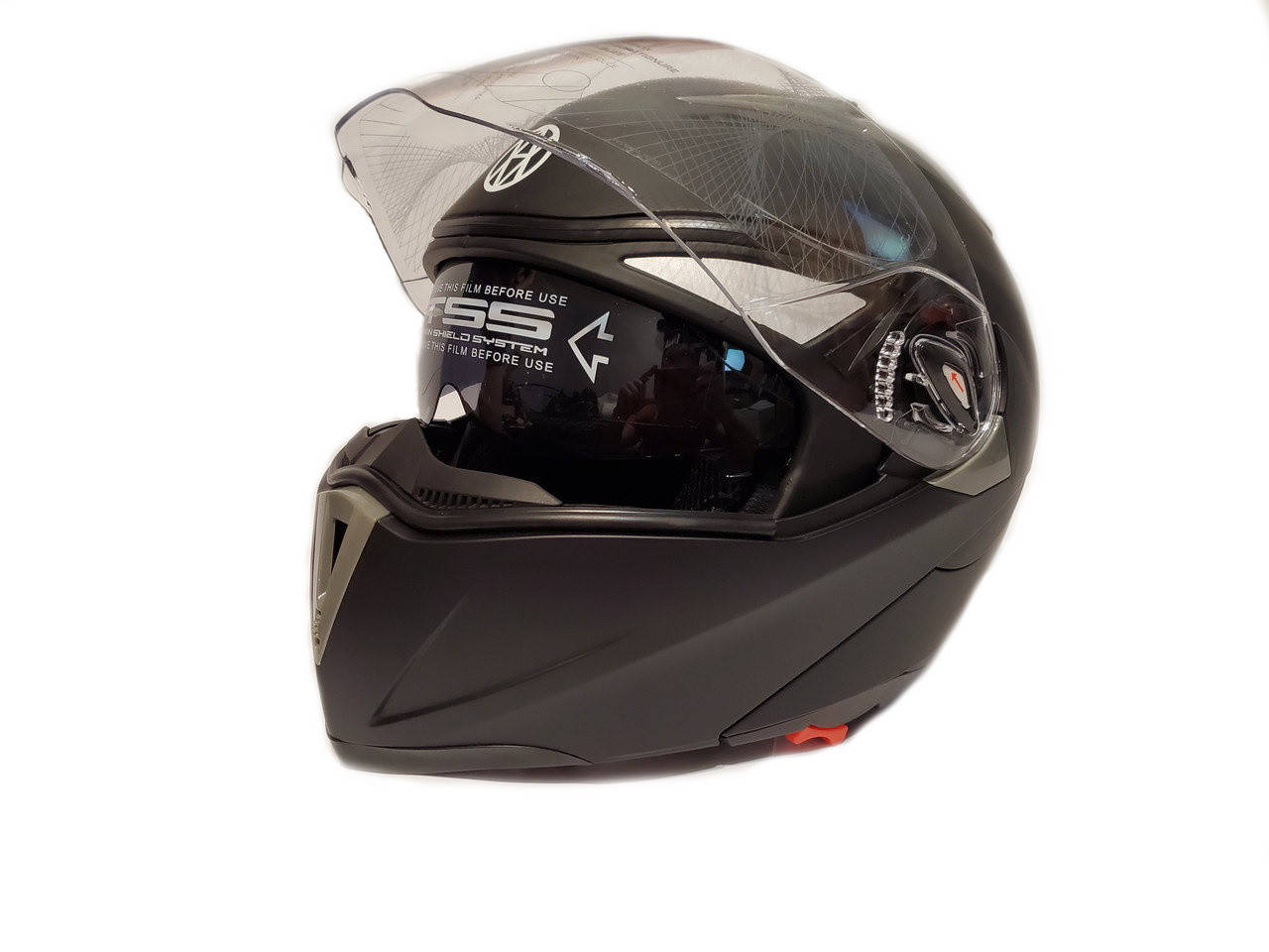 

Мотошлем трансформер Vland размер М(57-58), Черный