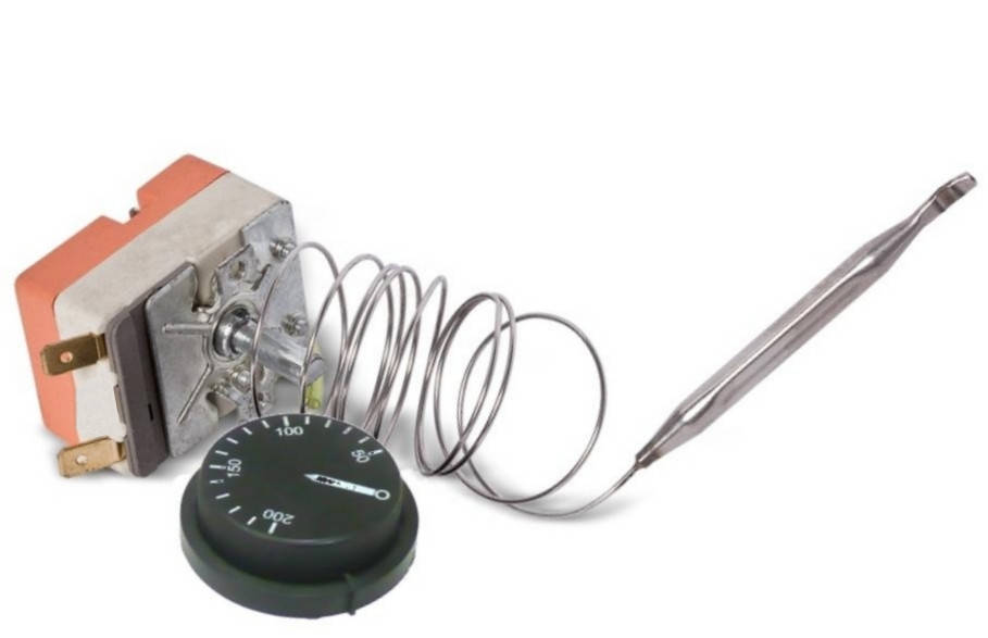 

WY200C — Термостат для фритюрницы, капиллярный с ручкой, Toff=200, L трубки 850мм, однофазный, 250V, 16A