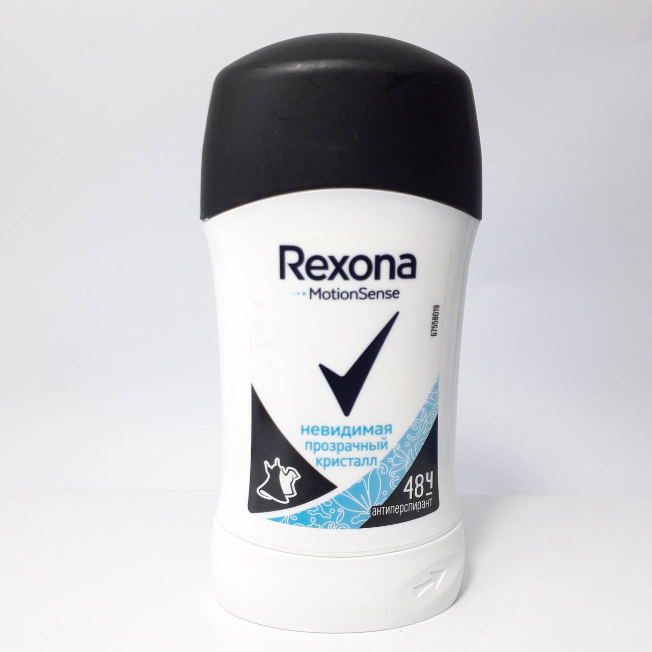 

Rexona С ХОРОШИМ СРОКОМ ГОДНОСТИ Антиперспирант стик Невидимая защита Прозрачный кристалл 48ч