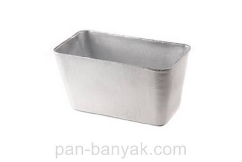 

Форма для выпечки Полімет хлеба 21х11 см h11,5 см литой алюминий (3050 кирпич П), Серый