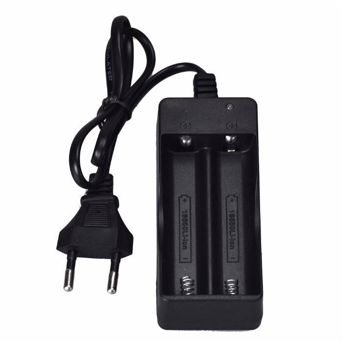 

Зарядное на 2 Аккумулятора 18650 Li-Ion Зарядка от Сети 220V