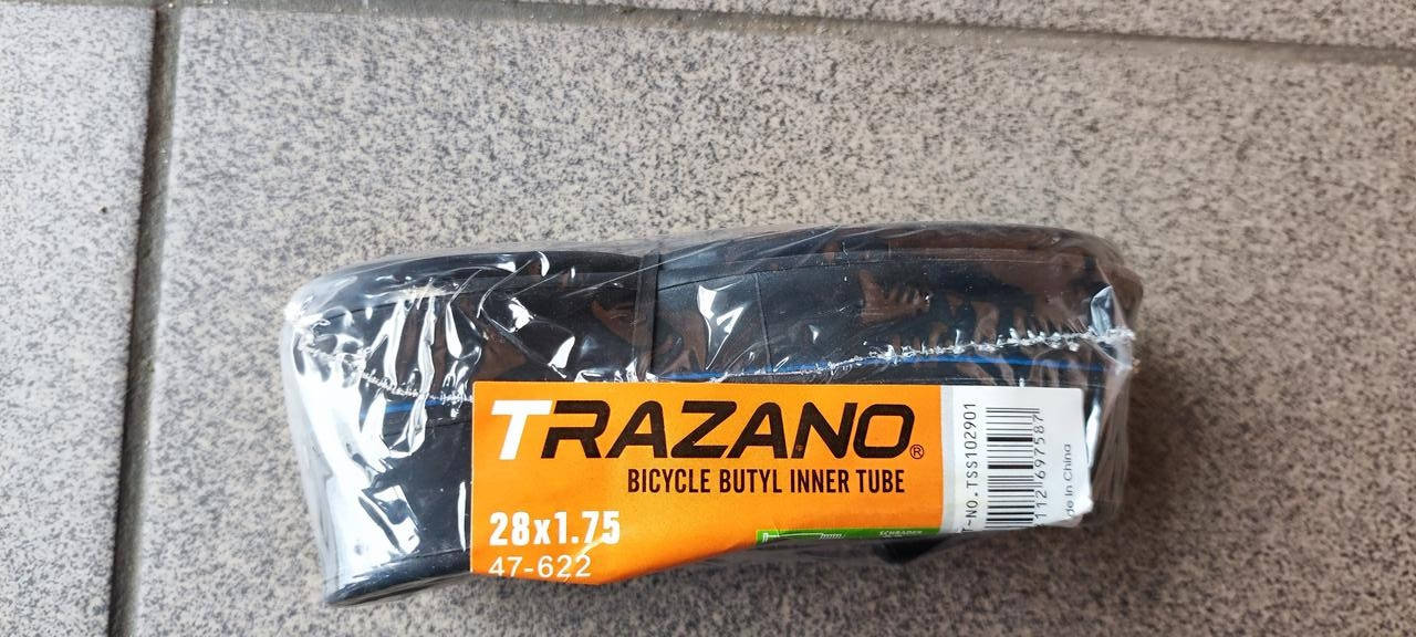 

Камера велосипедная TRAZANO 28*1.75