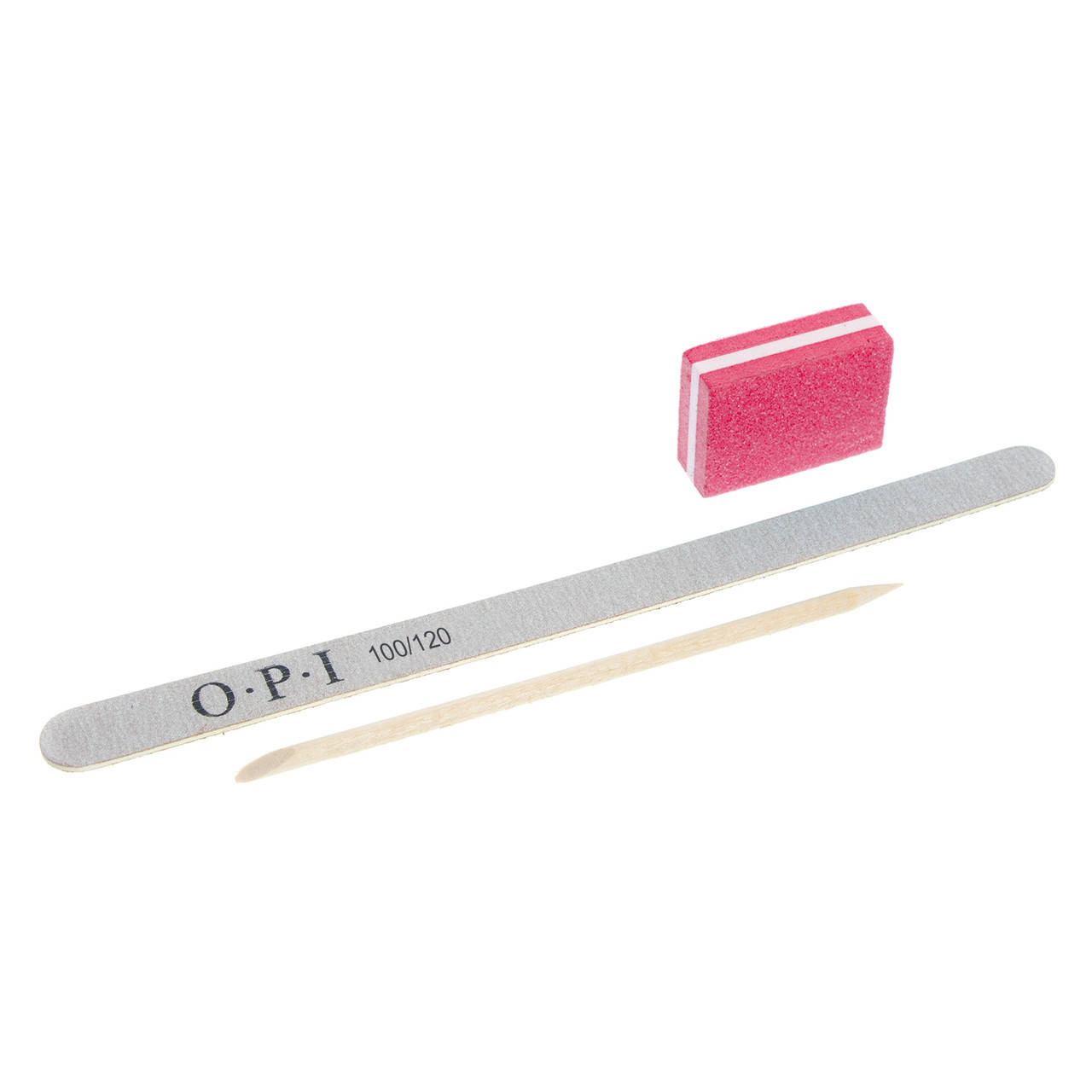 

Одноразовый набор OPI пилка (100/120) + баф и апельсиновая палочка