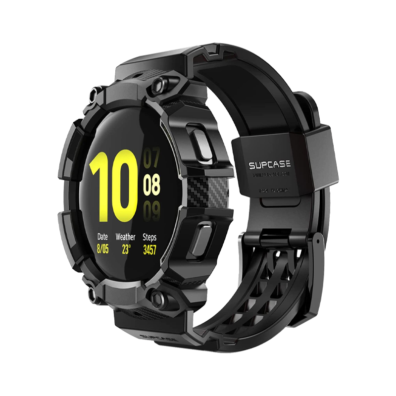 

Чехол с ремешком Supcase для Galaxy Watch 4 (44mm) - Unicorn Beetle Pro (843439115231), Черный