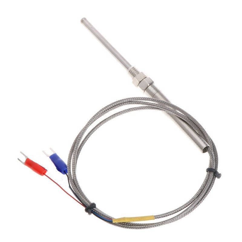 

Термопара К-типа 50 мм с резьбой М8, датчик температуры для термометров, реле, термостатов 0-400 С WRNT-03