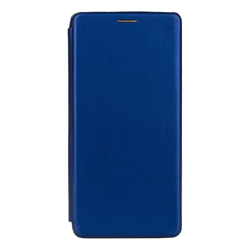 

Чехол книга на Xiaomi Poco X3 NFC Поко Х3 нфс с магнитом и отделом для карт Синий