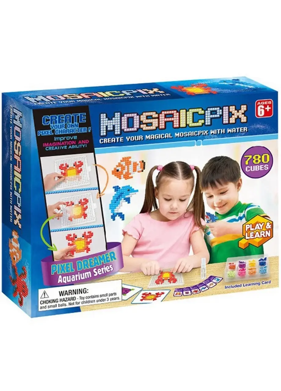 

Детская аквамозаика Морские животные 780 деталей