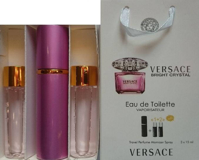 

Духи женские 3в1 Versace Bright Crystal 45 мл. (Версаче брайт Кристал)