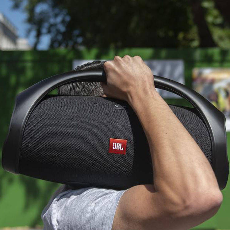 

ОЧЕНЬ БОЛЬШОЙ портативный бумбокс JBL Boombox BIG черный Bluetooth USB microSD microUSB AUX с ручкой