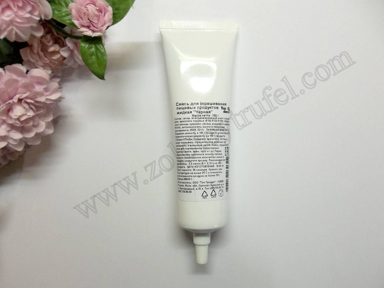 

Краситель гелевый 100 г. "Черный", TOP Decor