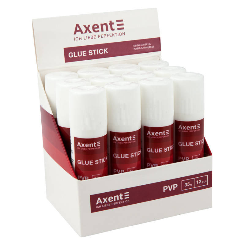 

Клей карандаш 35 грамм Axent 7114 PVP морозостойкий