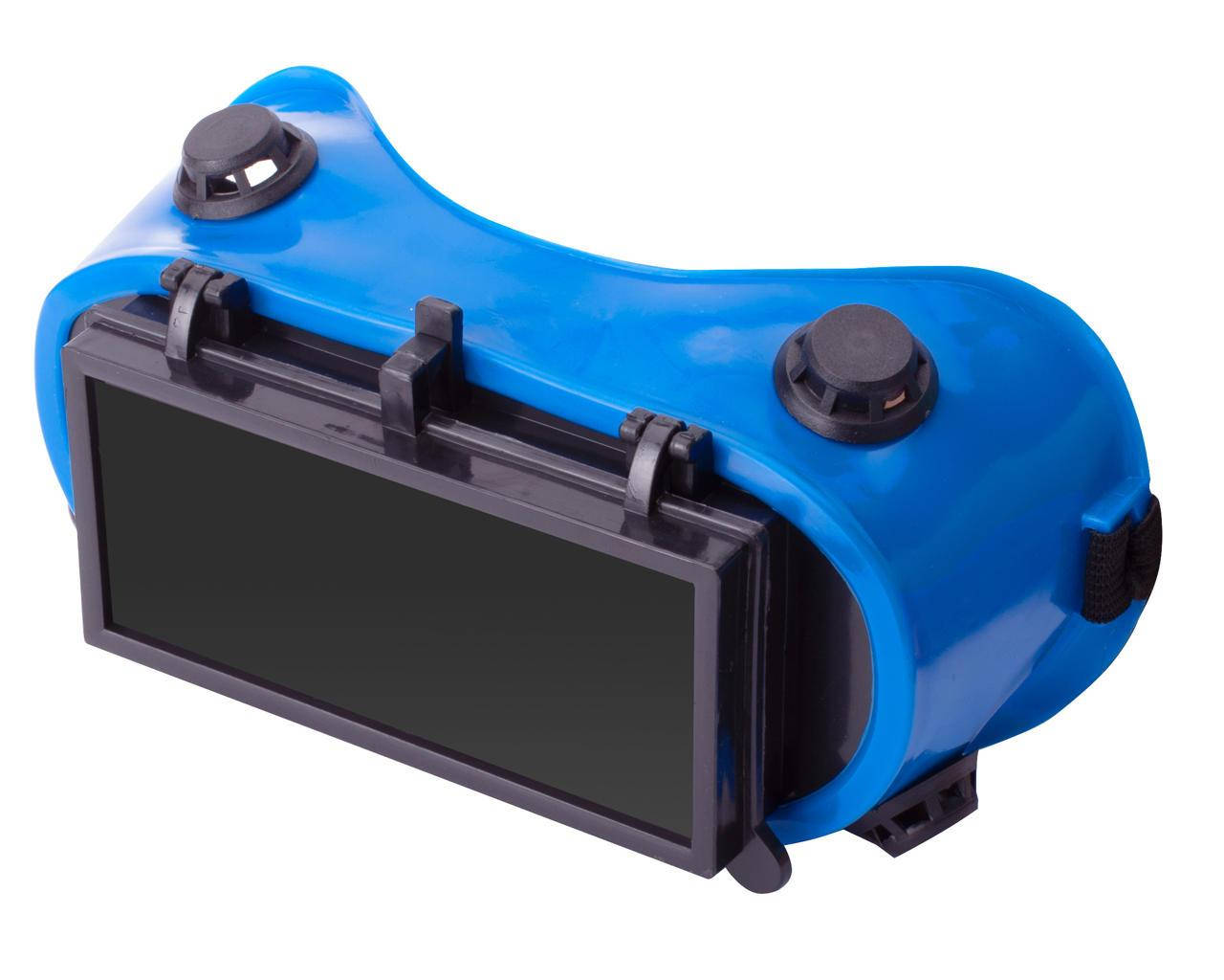 

Очки сварщика линза откидная прямоугольная