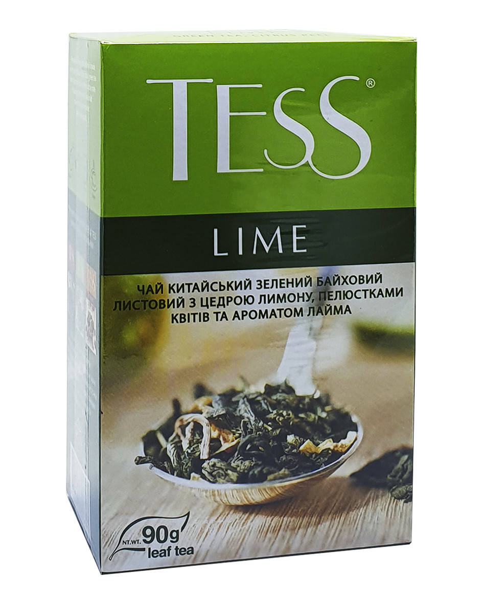 

Чай зеленый с цедрой лимона и лепестками цветов Tess Lime 90 г (721)