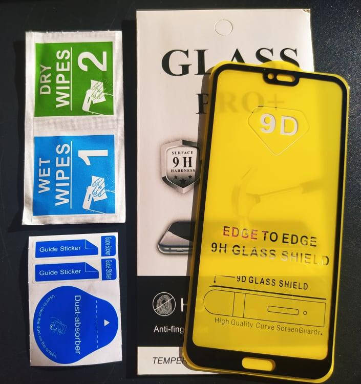 

Захисне скло Honor 10 (Full Glue 9D) защитное стекло, Черный