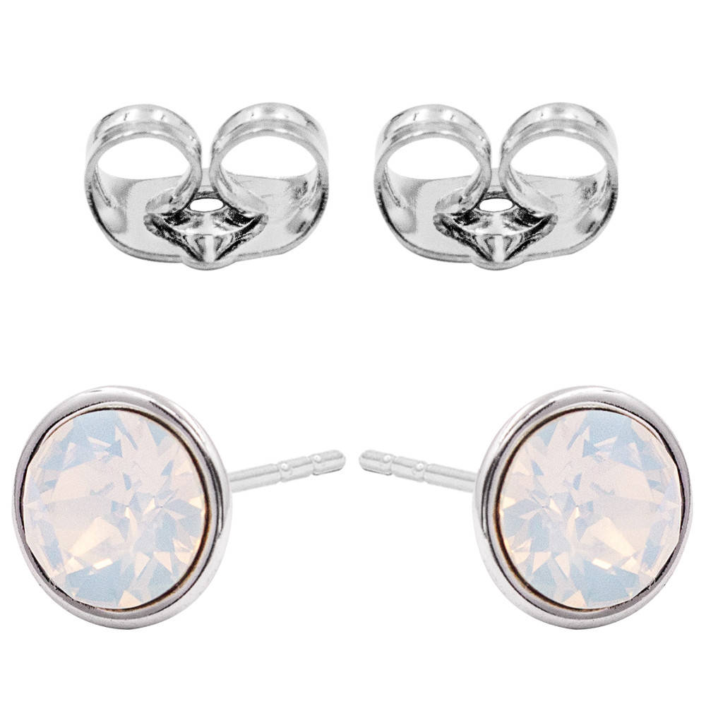 

Серьги-гвоздики родий Swarovski Камень 0,8 см (на основании)
