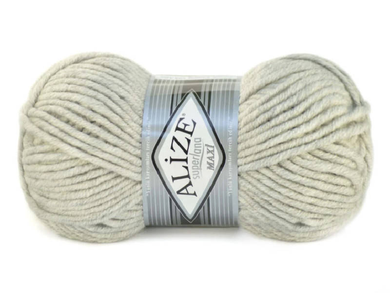 

Alize Superlana maxi, №208 светло серый меланж