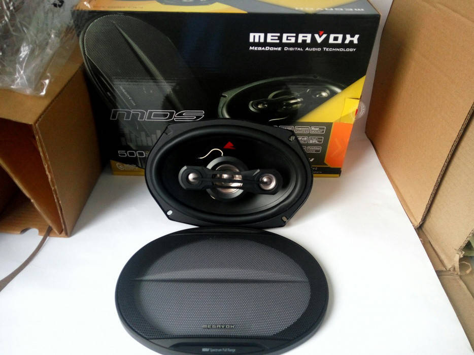 

Автоакустика Мегавокс овалы MEGAVOX 500 ват 4-х полосные динамики в авто колонки автомобильные 6*9 дюйма