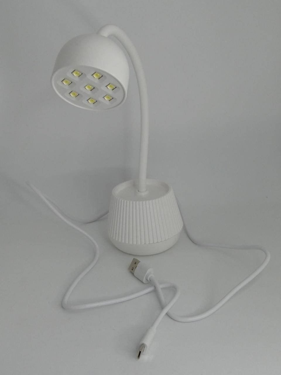 

Лампа настольная без аккумулятора для сушки ногтей UV+LED, Белый