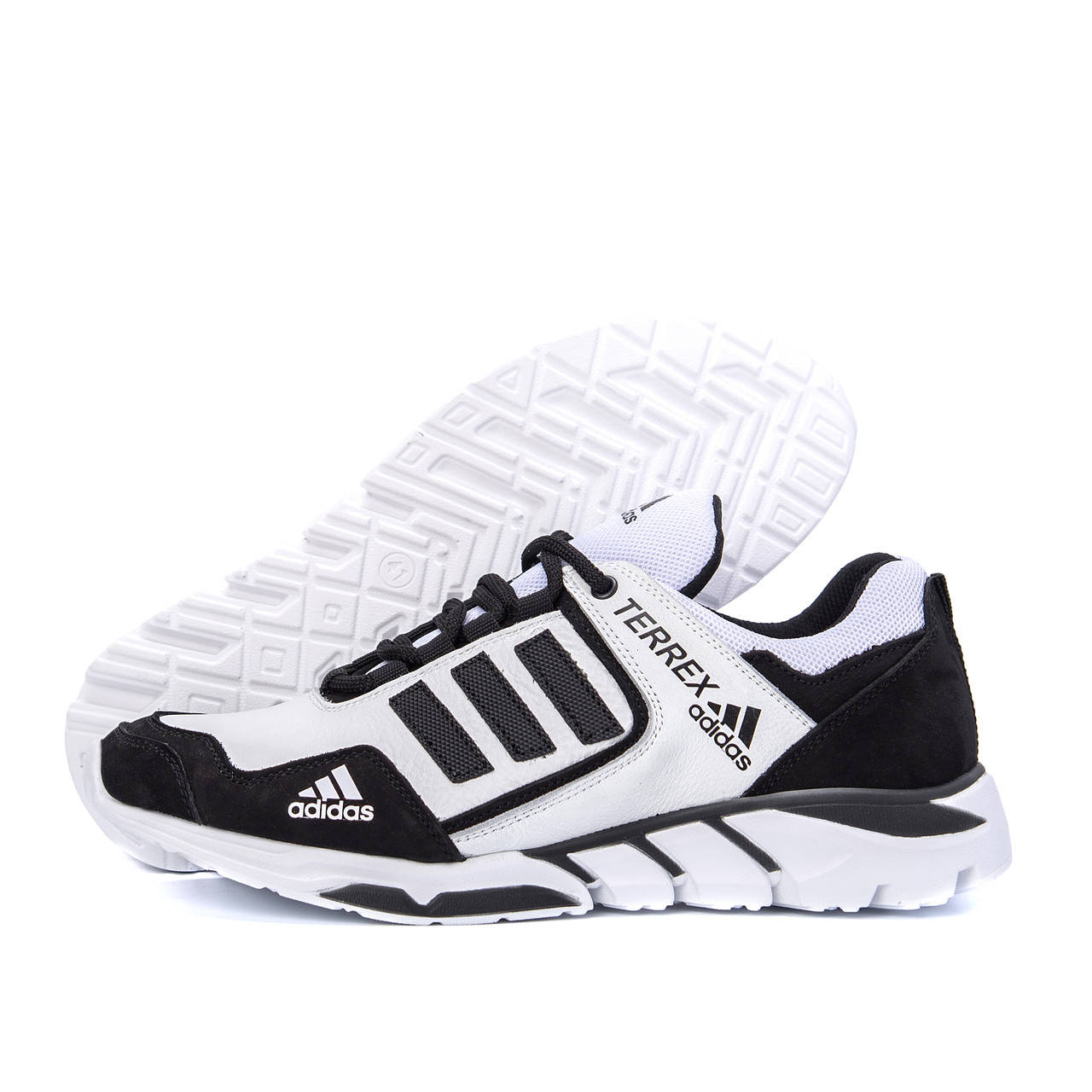 

Мужские кожаные кроссовки Adidas Terrex White, Белый