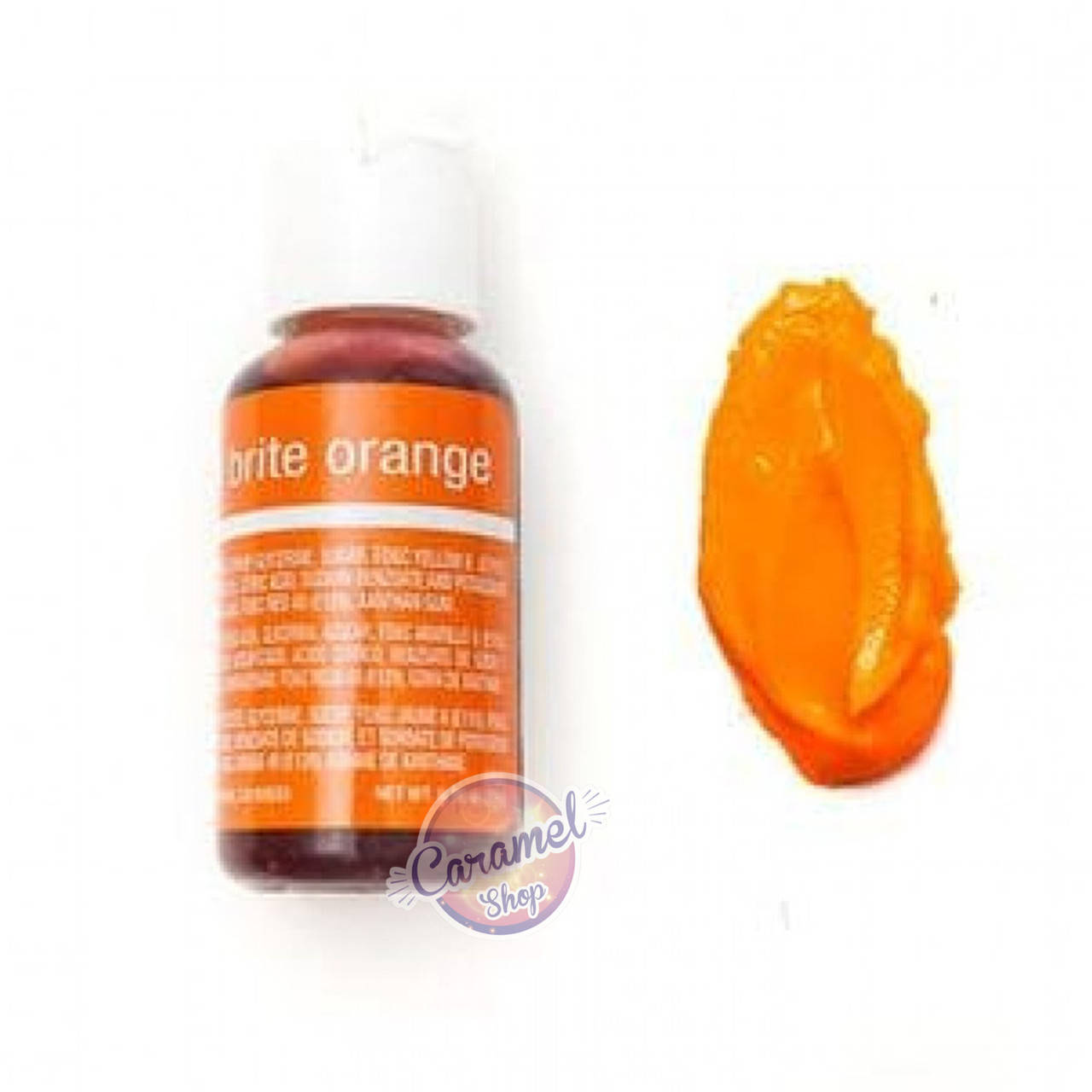 

Гелевый краситель Chefmaster Neon Brite Orange Яркий оранжевый, 20 г