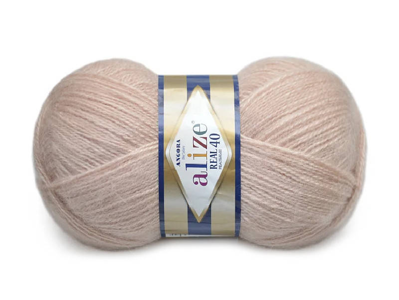 

Alize Angora Real 40, Шампань №404, Желтый