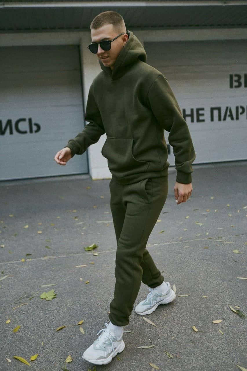 

Спортивний костюм утеплений на флісі ТУР "Базовий" Khaki M, Хаки