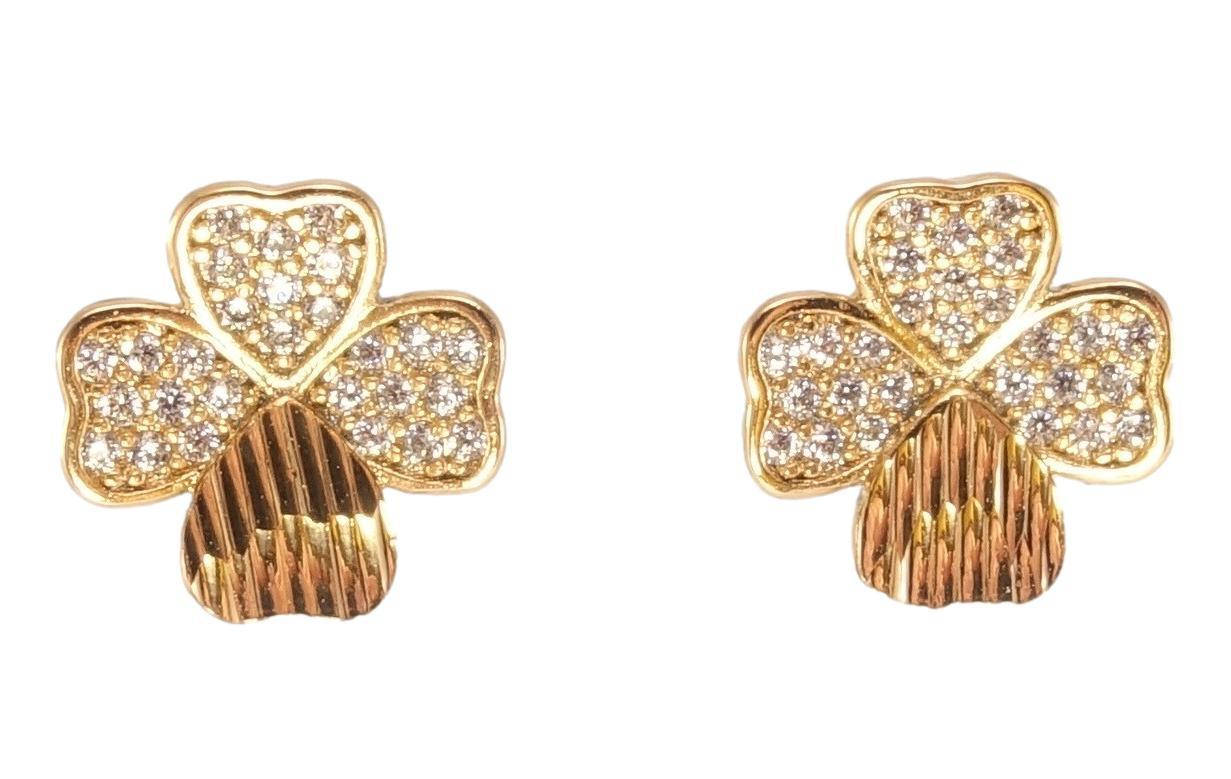 

Серьги Xuping Позолота 18K гвоздики (пусеты) "Клевер"