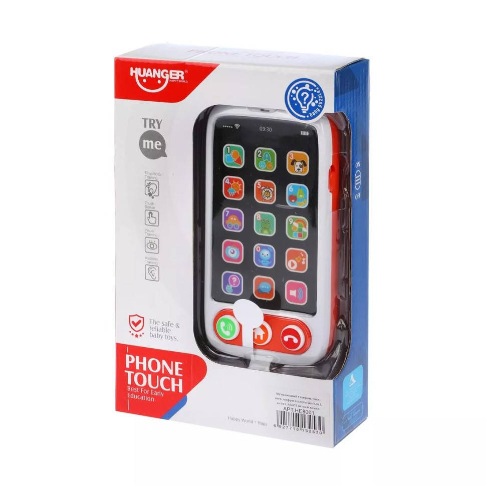 

Детский мобильный телефон Bambi HE8001 музыкальный, Lala.in.ua