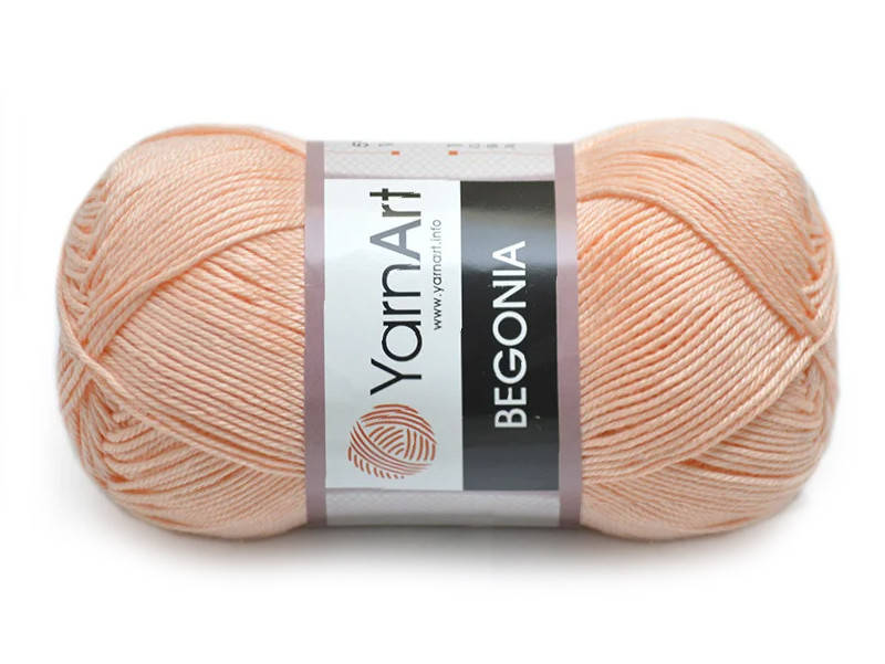 

YarnArt Begonia, Персик №6322, Персиковый