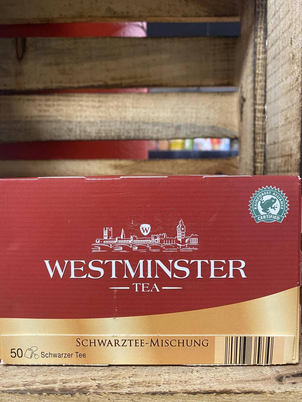 

Чай черный Westminster Tea Schwarztee-Mischung 50 пакетов