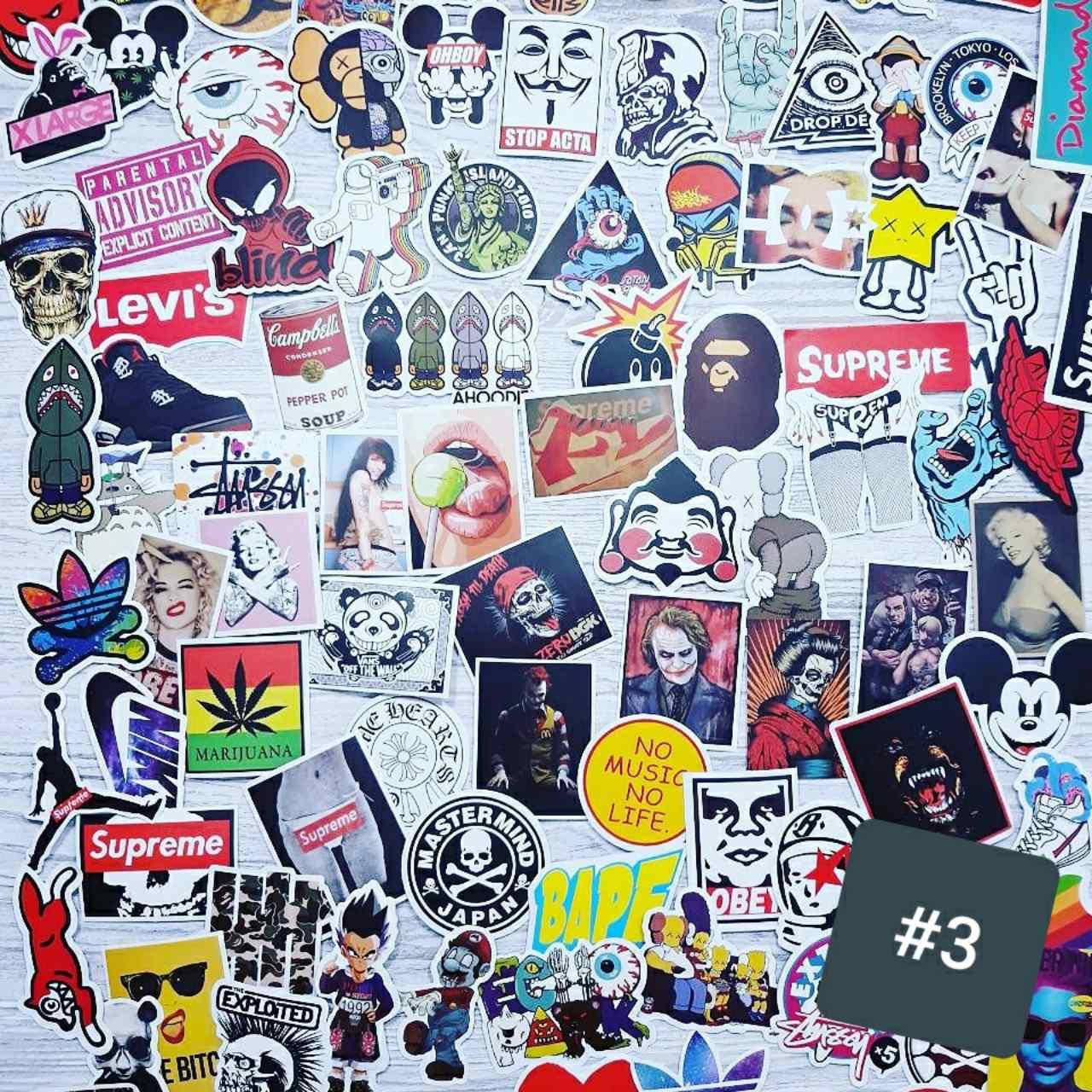 

ТОПОВЫЕ стикеры на авто, велик, скейт, ноутбук Набор #3 – Виниловые стикеры, стикербомбинг, Разные цвета