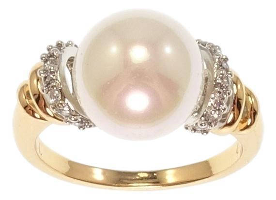 

Кольцо Xuping Позолота 18K+Родий "Изящность жемчуга" р.15.5