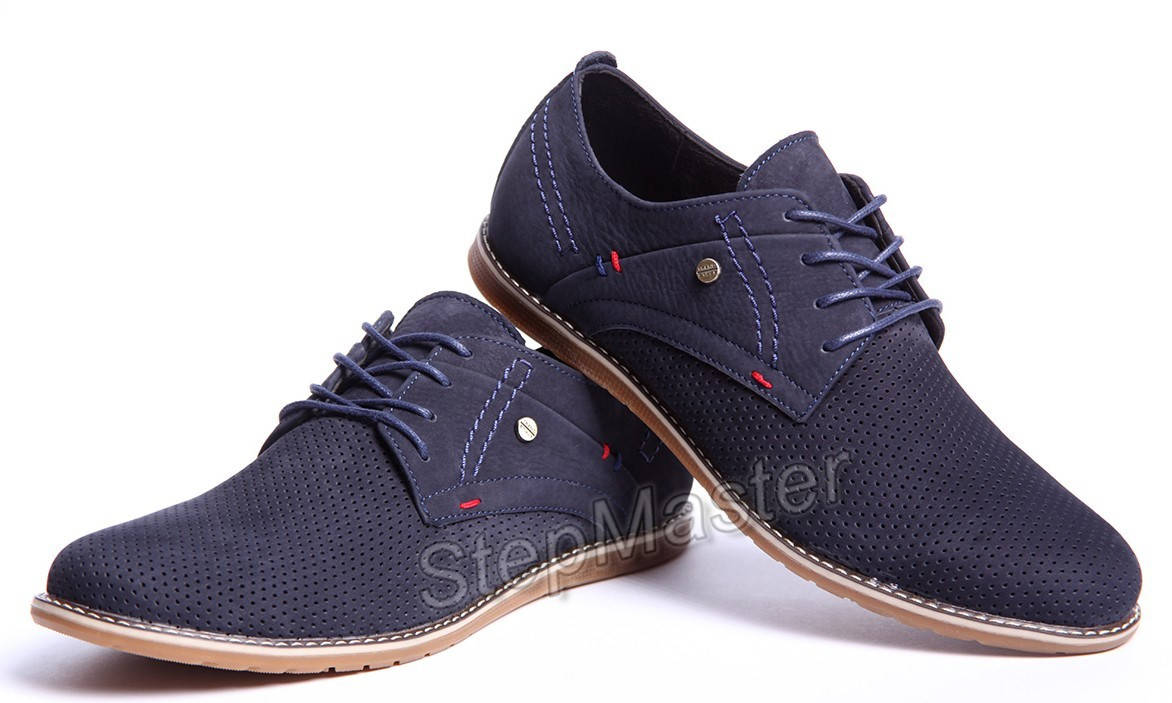 

Туфли Clarks Trend - натуральный нубук с перфорацией, Черный