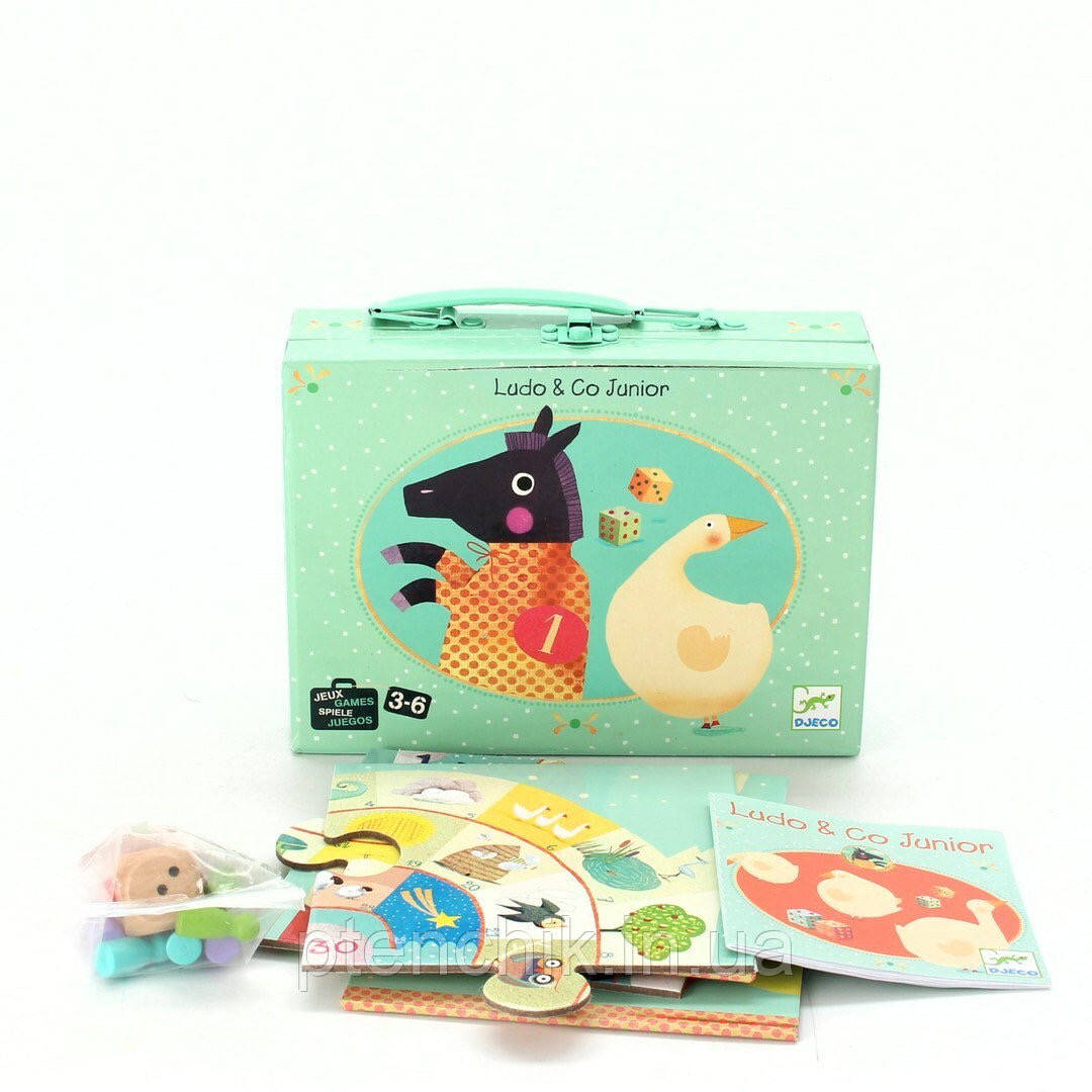 

DJECO Набор игр-бродилок 2 в1 "Лудо и Ко", Ludo & Co Junior