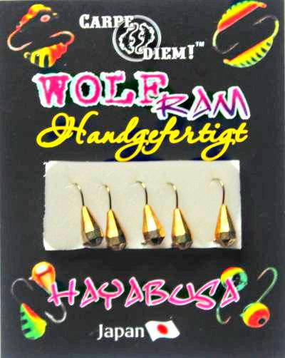 

Мормышка вольфрам Гр. капля кр. № 16 0,5g Золото