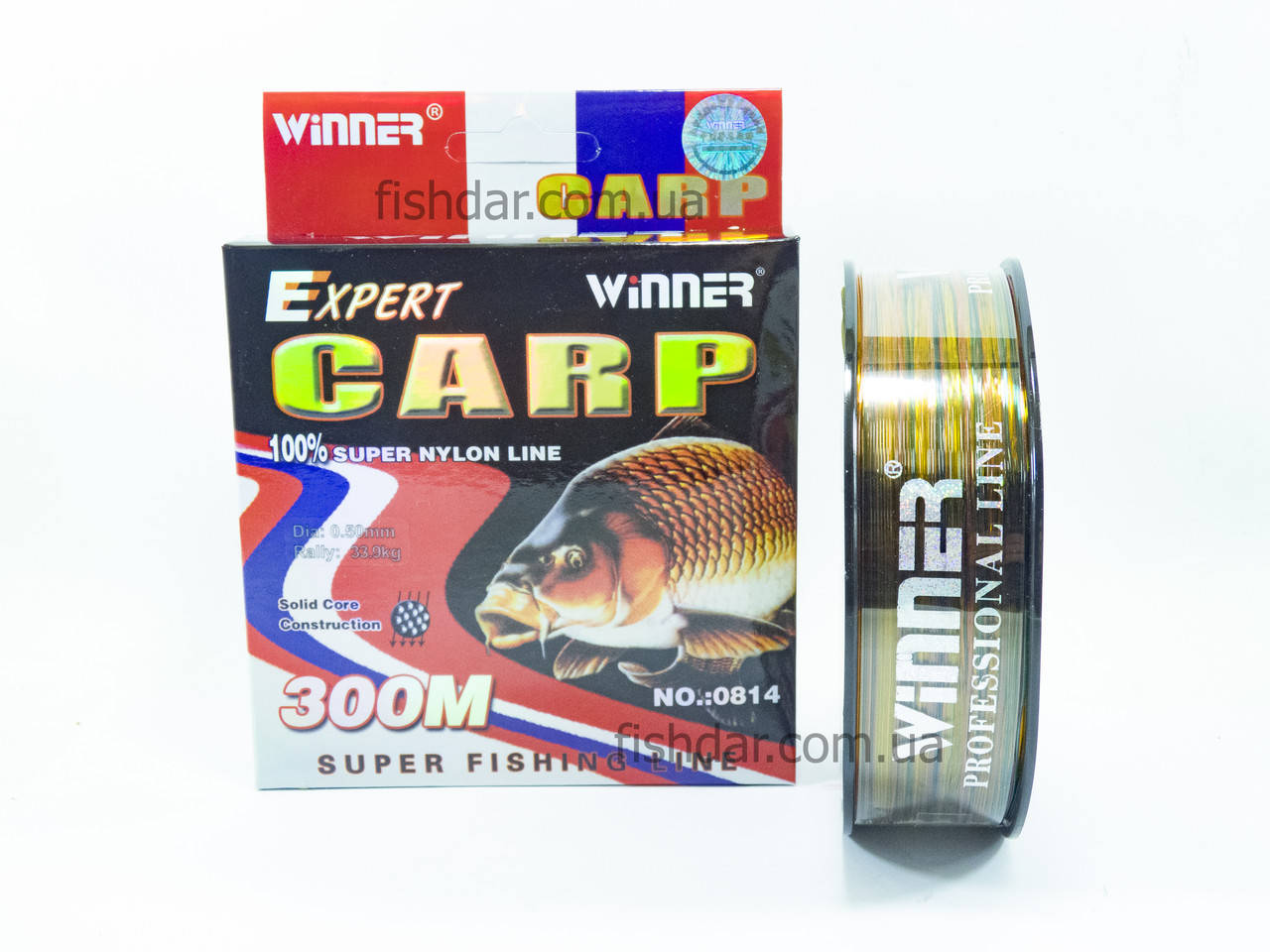

Леска Winner King Fisher CARP 0.5 300m тест 33.9кг (карп)