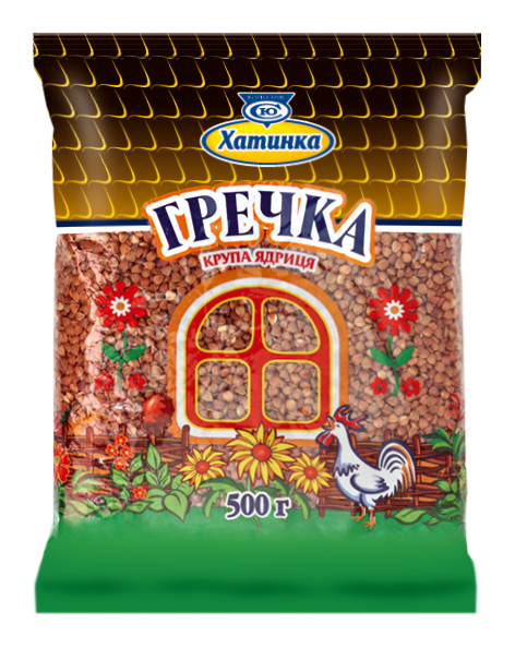 

Крупа гречневая ядрица (быстрого приготовления) тм"Хатинка" 0,5кг