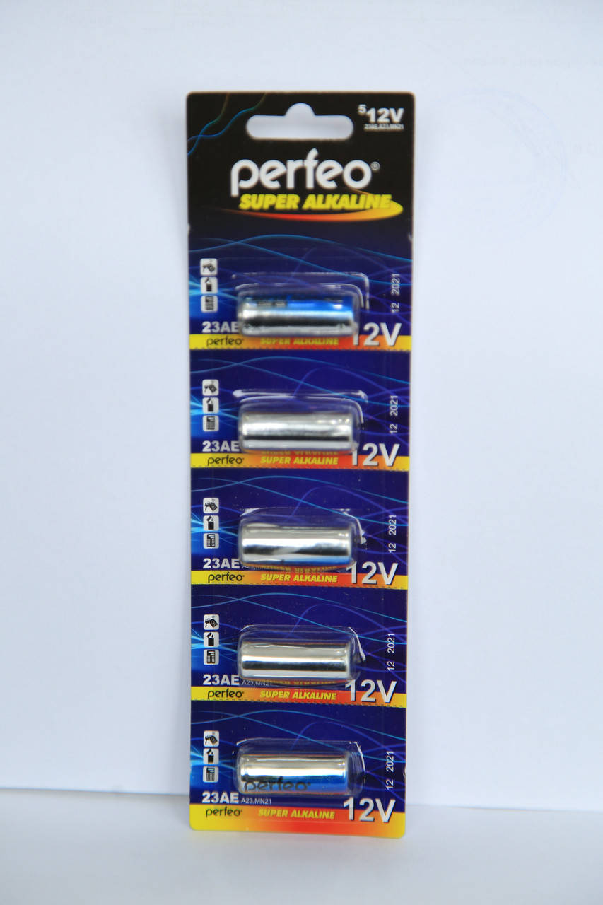 

Батарейка щелочная Perfeo А23/Е23А 5шт BLISTER CARD