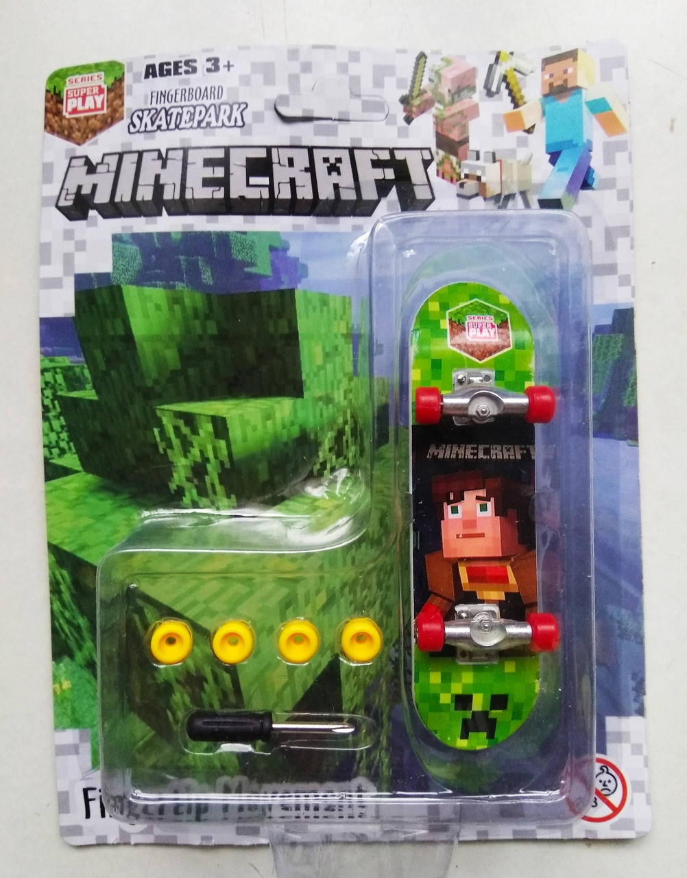 

Фингер (скейт) игрушечный Майнкрафт Minecraft, Разные цвета