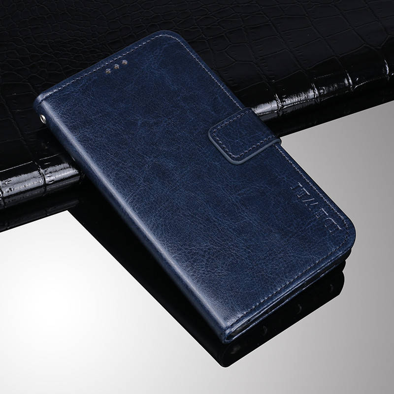 

Чехол Idewei для Iphone SE 2020 книжка кожа PU синий