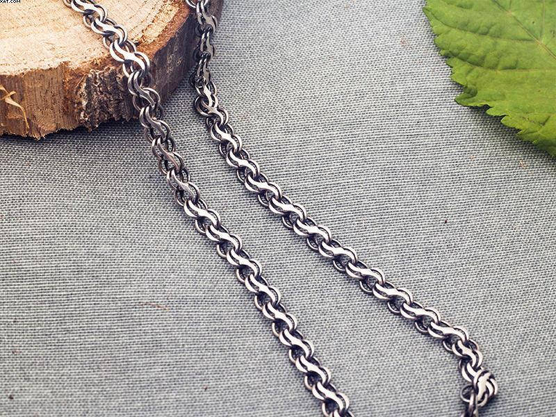 

Серебряная цепочка ручеек (ручей) Арт 18-06, 55см, 11,85гр