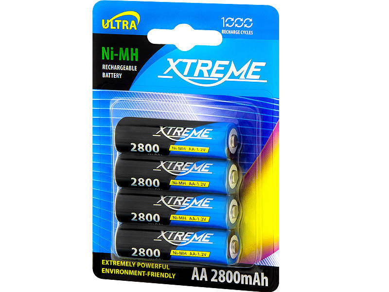 

Аккумулятор Xtreme AA 2800mAh 1.2V R6 Ni-MH 82-601#