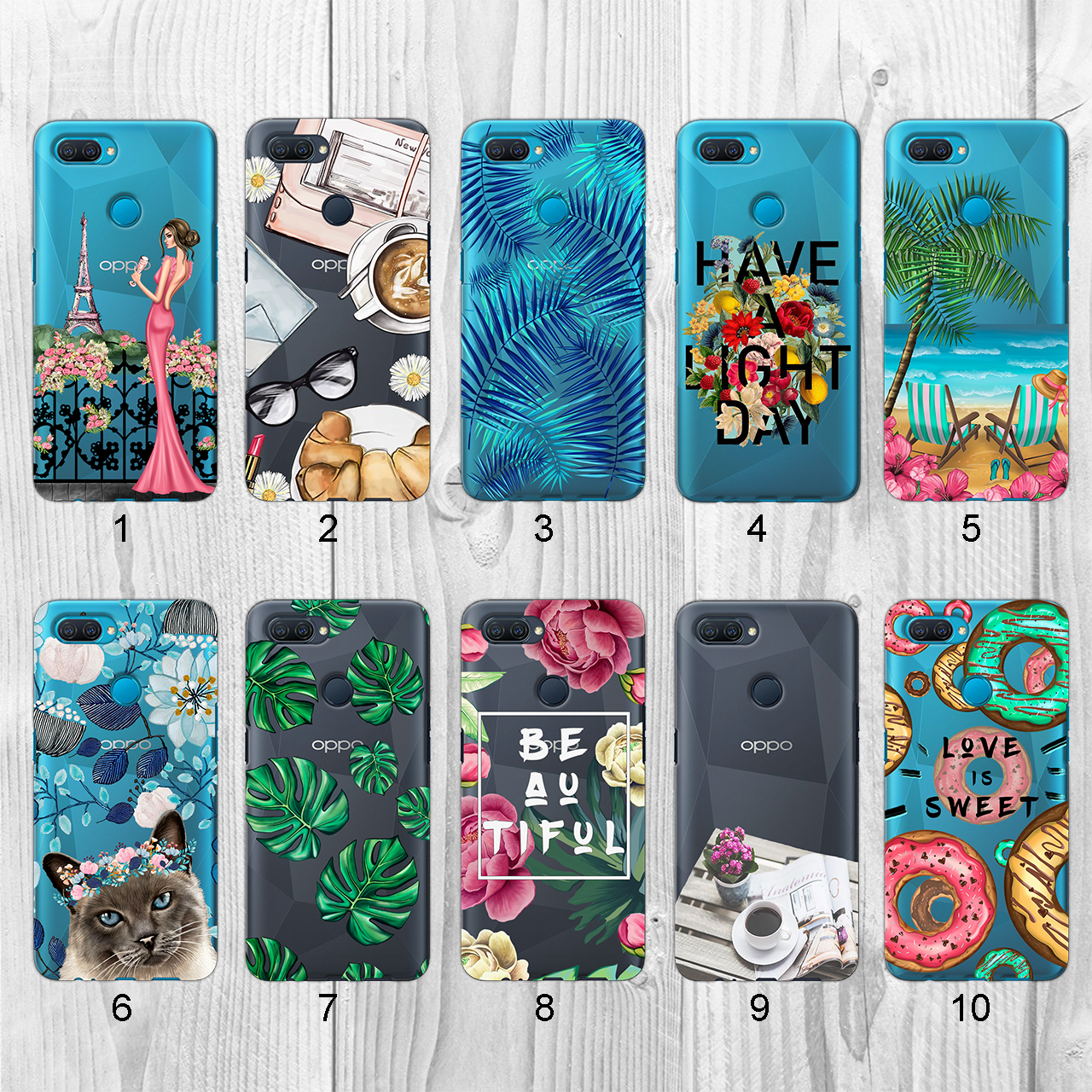 

Силиконовый чехол с рисунком для Oppo A12 (new collection)