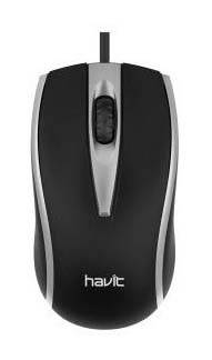 

Мышь проводная Havit HV-MS871 USB серый