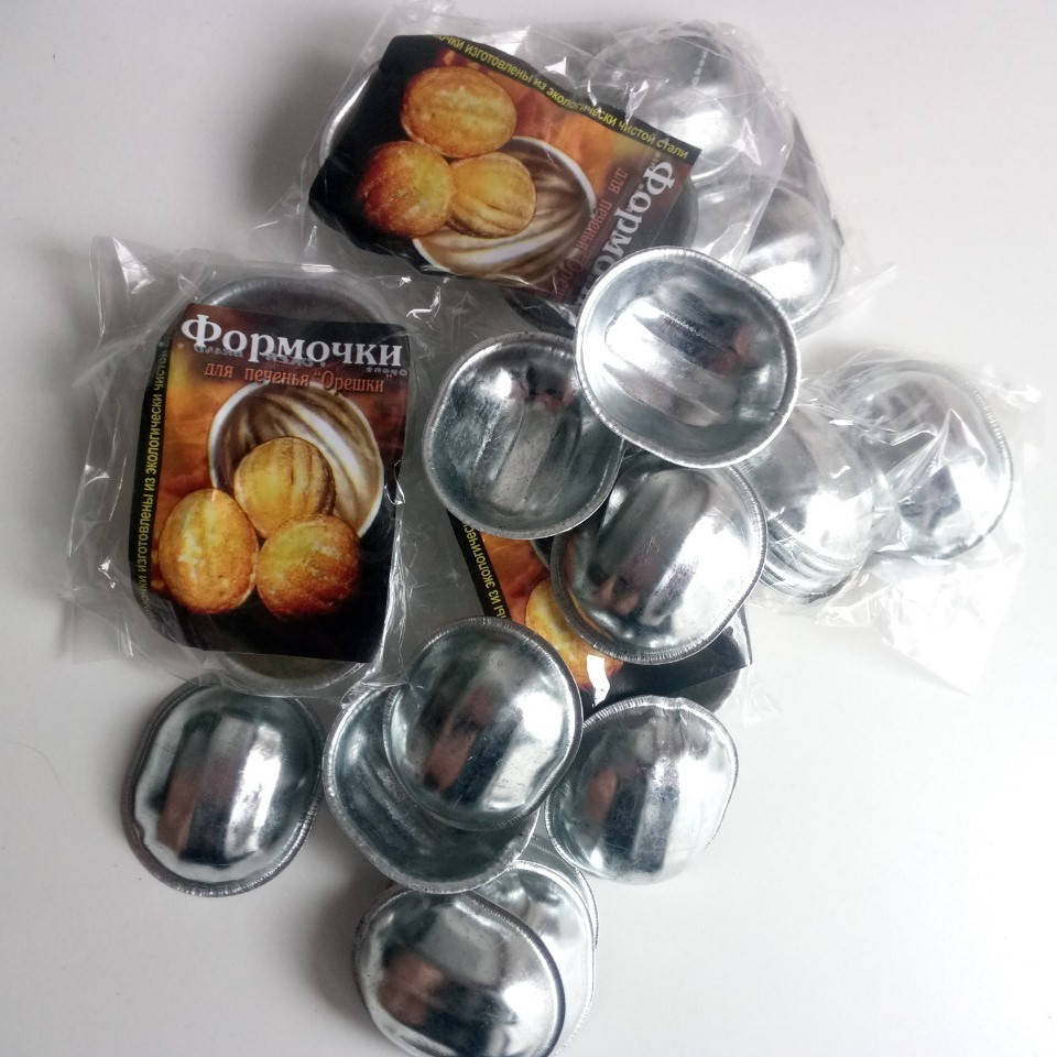 

60шт. Формы для выпечки орешков формочки для горішків